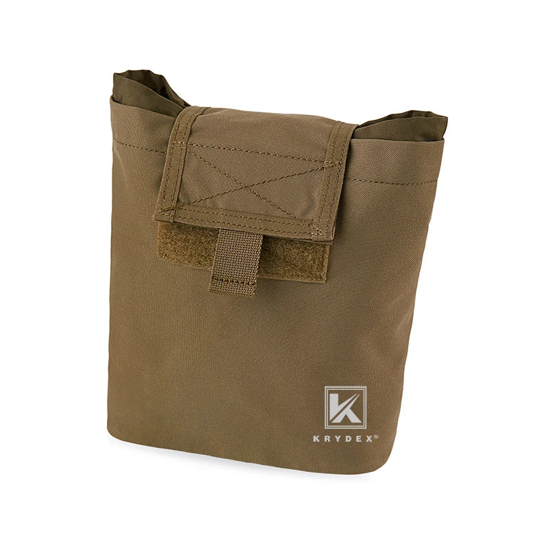 KRYDEX Tactical MOLLE Foldable Dump Pouch Magazine Recover Pouch