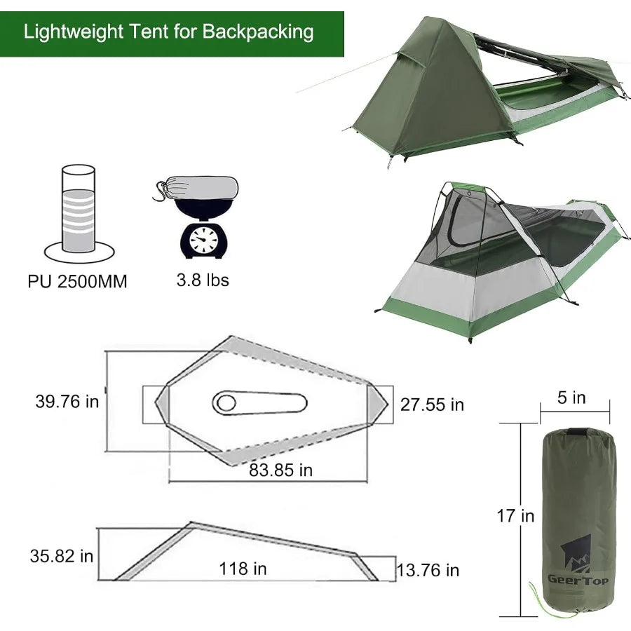 Building Ultralight Bivy Tent for One Person Three Season