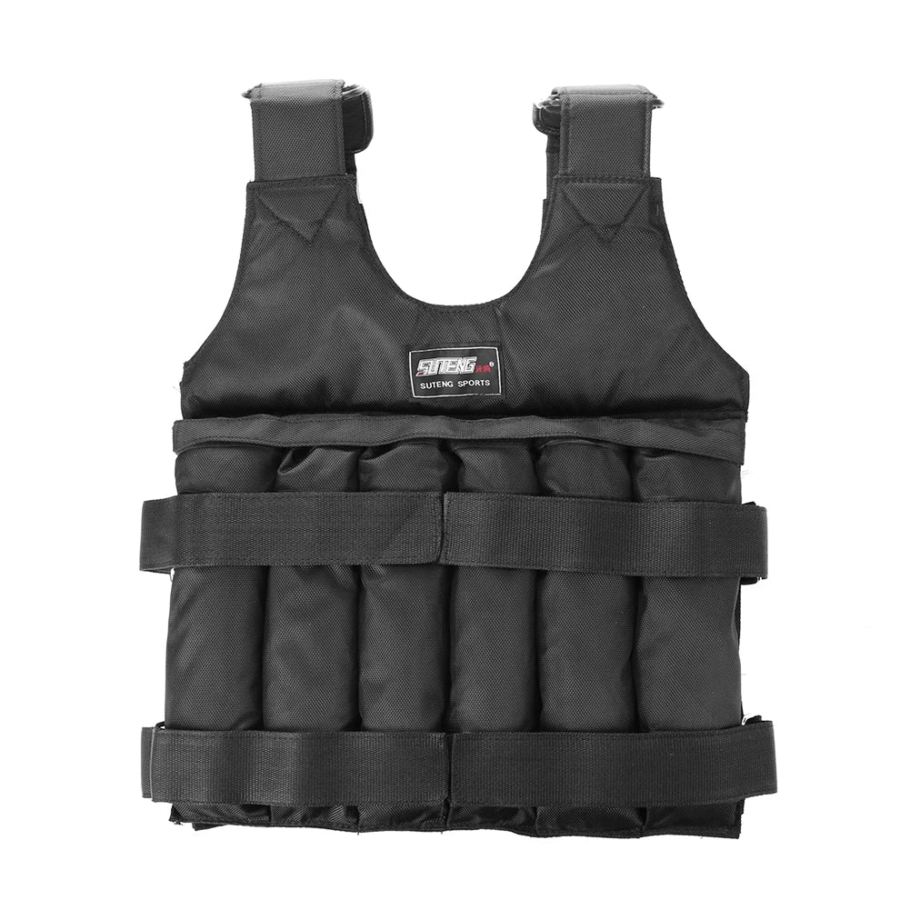 VKTECH Adjustable Weighted Vest Jacket For Running And Training