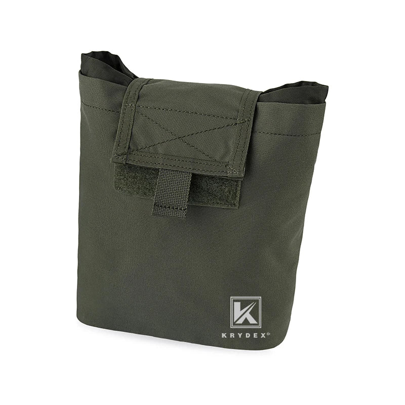 KRYDEX Tactical MOLLE Foldable Dump Pouch Magazine Recover Pouch