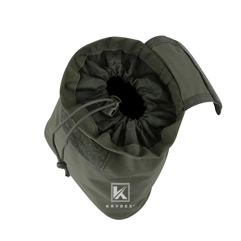 KRYDEX Tactical MOLLE Foldable Dump Pouch Magazine Recover Pouch