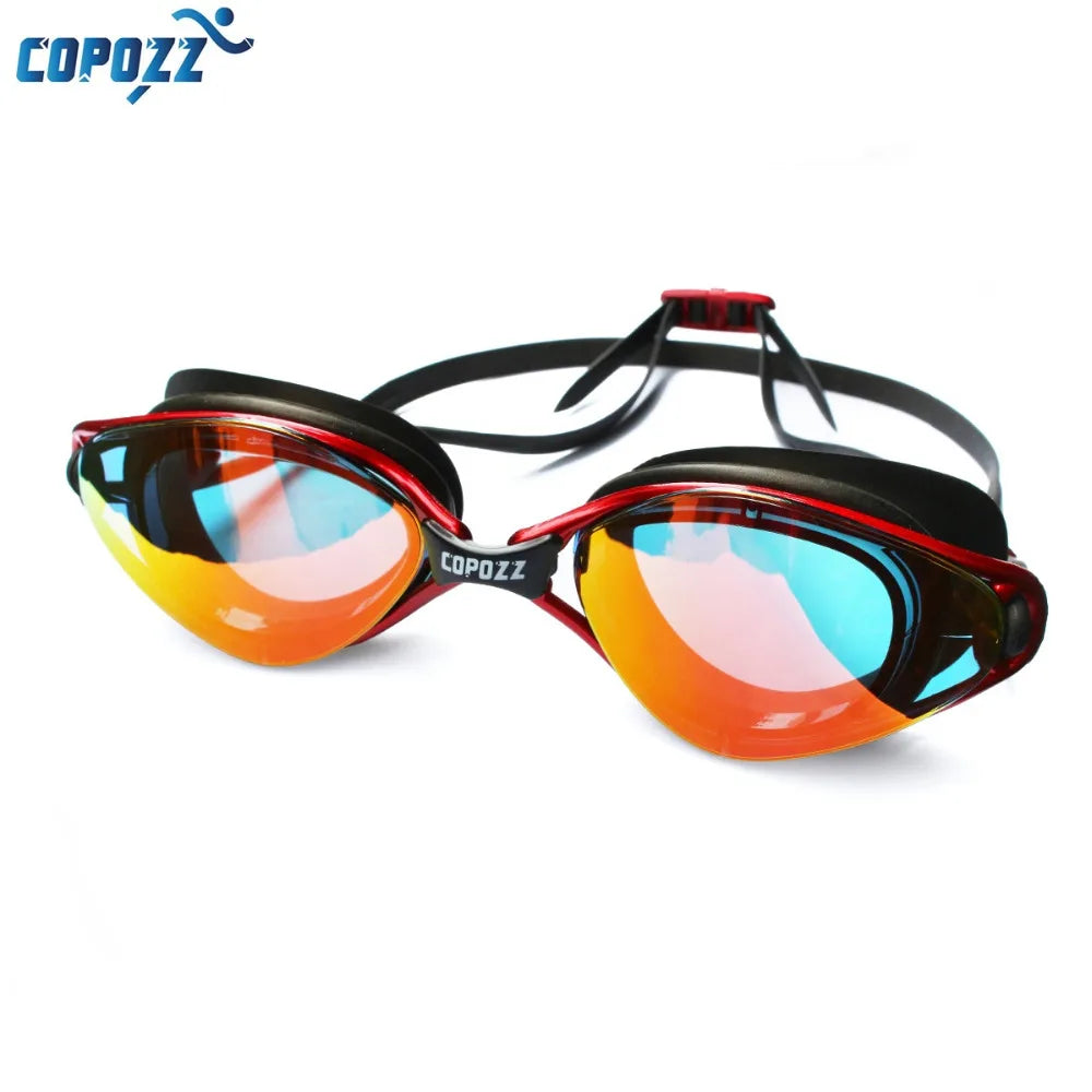 COPOZZ AntiFog UV Protection Swim Goggles For Men And Women
