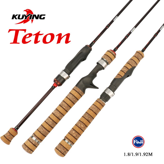 KUYING Teton Ultralight Soft Fishing Rod Carbon Spinning