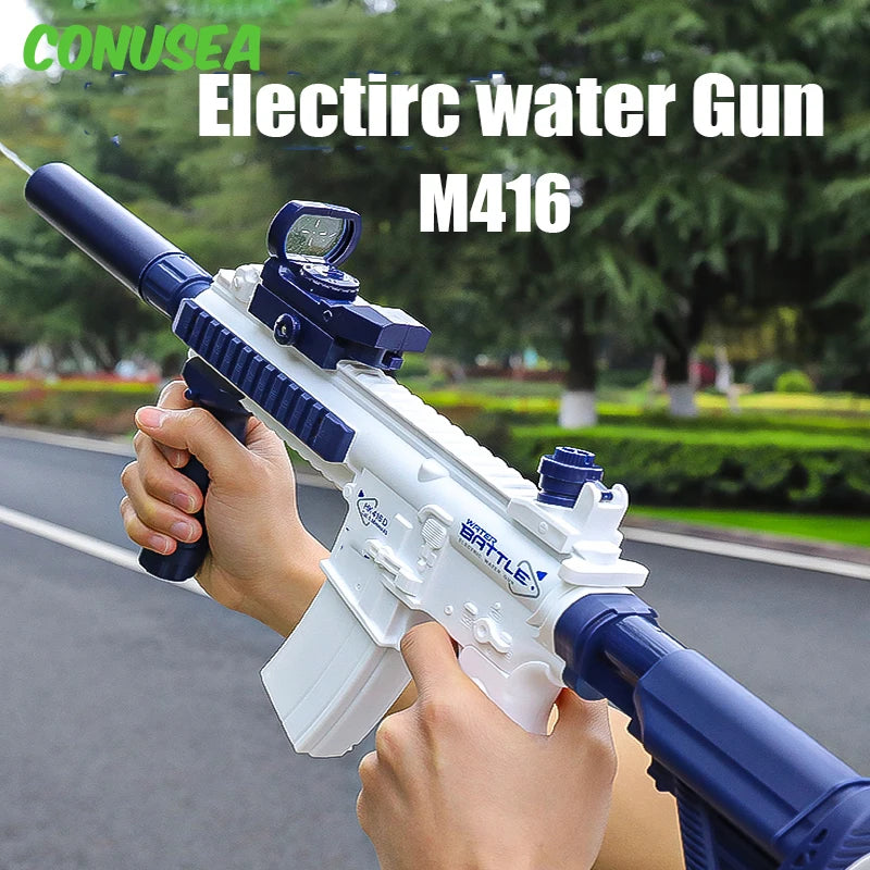 CONUSEA M416 Electric Water Gun Pistol Long Range Toy