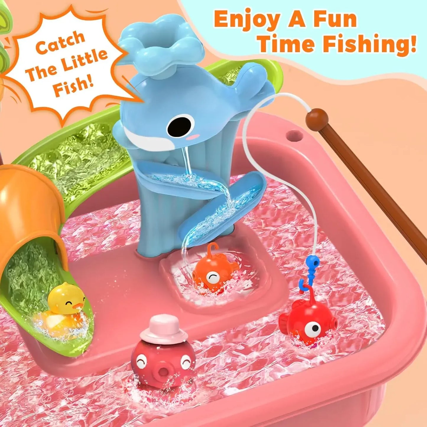 BOMPH Water Table For Toddlers With Pump