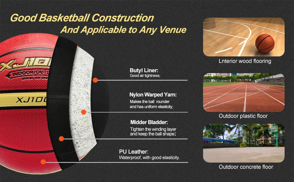 Molten XJ1000 Indoor Outdoor Training Basketball Wear Resistant