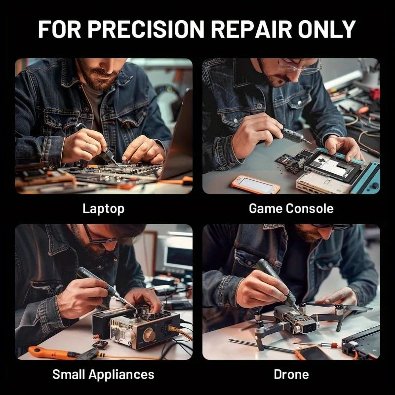 JAKEMY 180In1 Cordless Precision Screwdriver Set With Magnetic Bits For Laptop