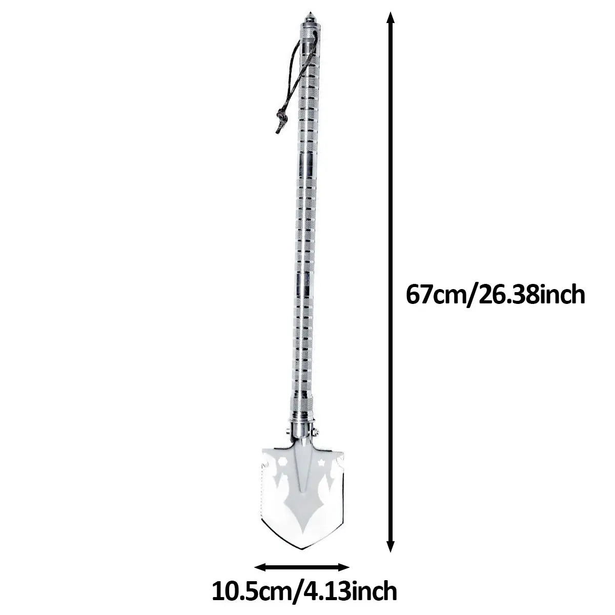 Skywolfeye Foldable Military Shovel Multi Tool for Outdoor Survival