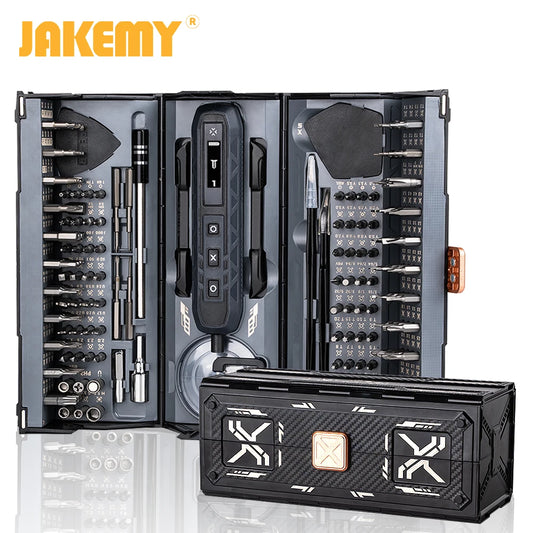 JAKEMY 180In1 Cordless Precision Screwdriver Set With Magnetic Bits For Laptop