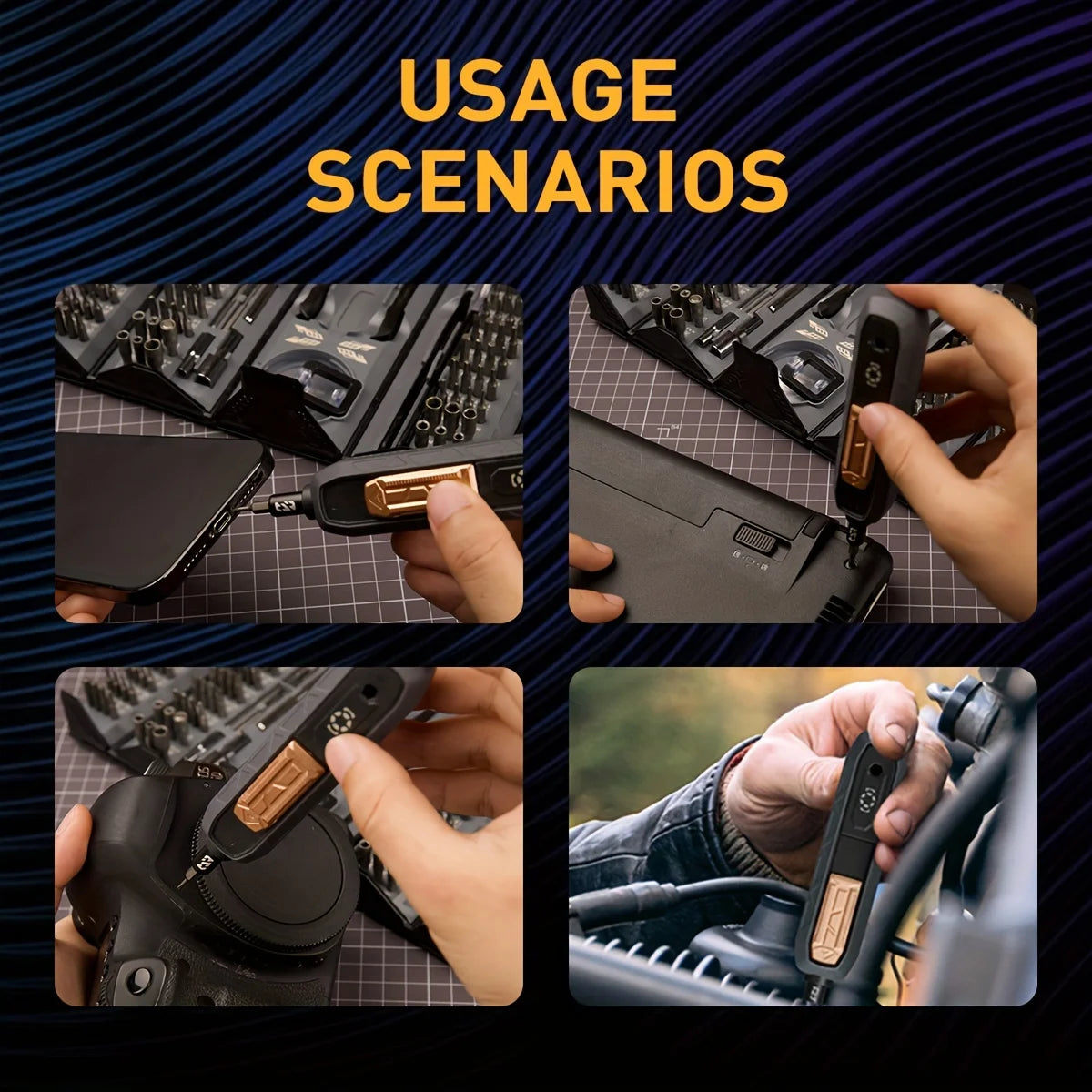 JAKEMY 180In1 Cordless Precision Screwdriver Set With Magnetic Bits For Laptop