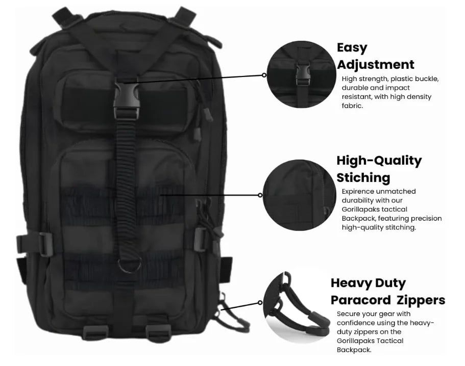 Unisex Hiking Backpack Multifunctional Outdoor Gear for Men and Women