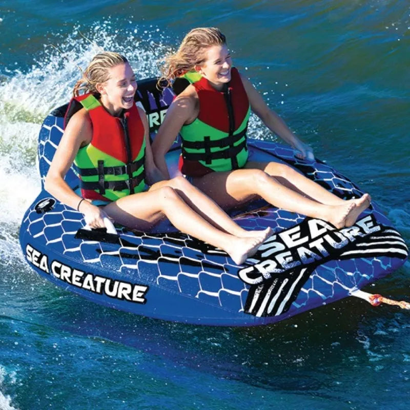 Seachoice Sea-Creature Towable Tube With Backrests, 2 Person