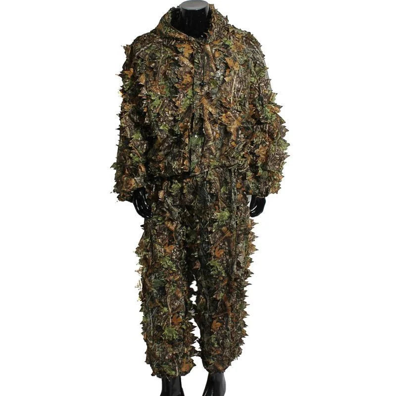 NONECN 3D Ghillie Suit Tactical Camouflage For Outdoor Hunting