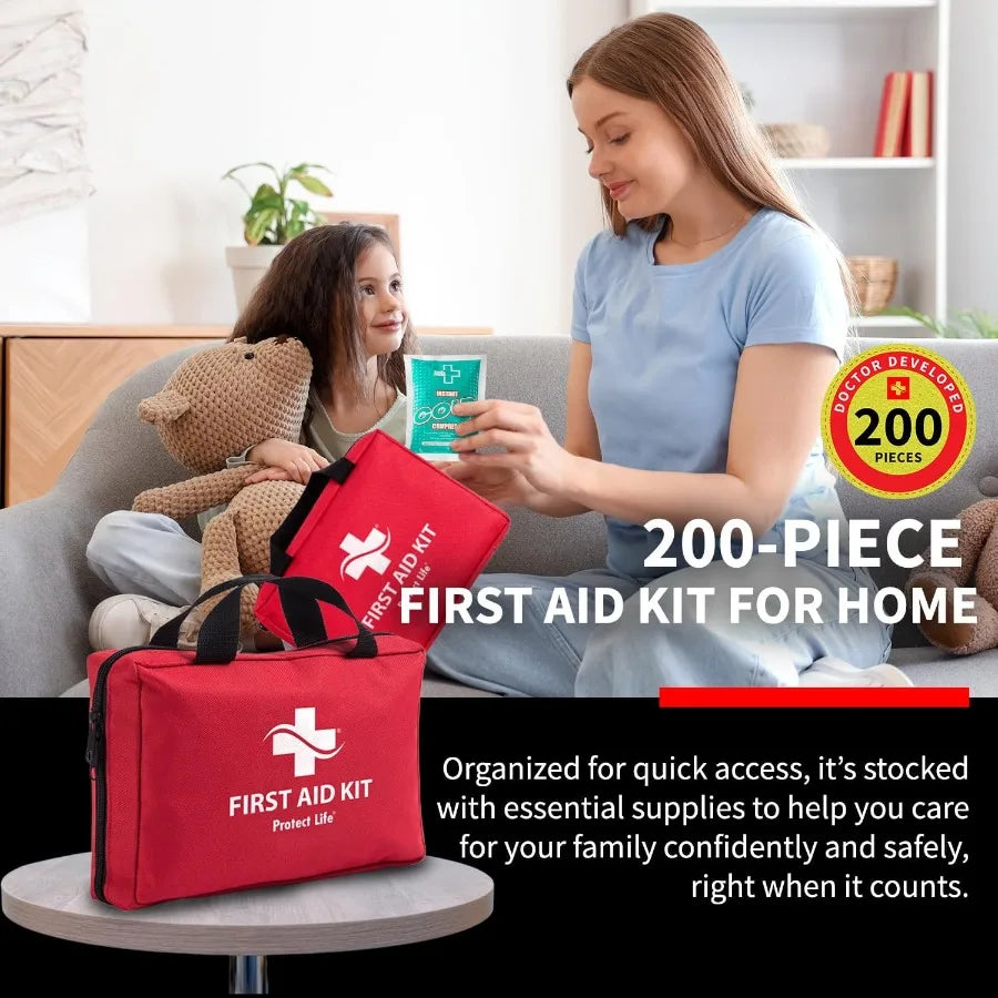 Emergency First Aid Kit for Offices and Schools, Commercial Use
