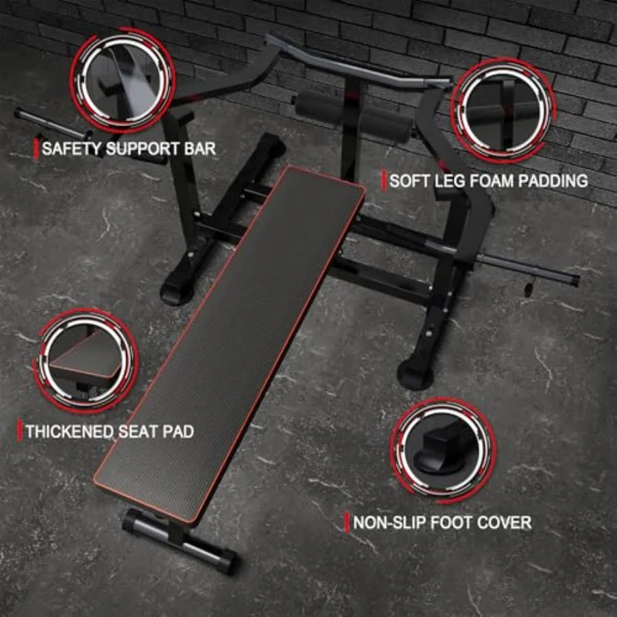 XMSJ Chest Bench Press Machine With Adjustable Incline