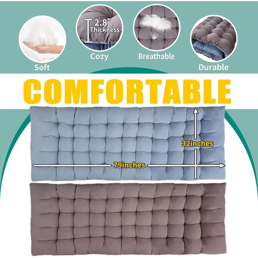 XMSJ Camping Cot With Mattress Folding Heavy Duty Bed