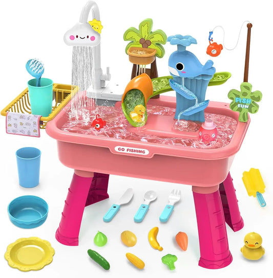 BOMPH Water Table For Toddlers With Pump