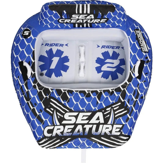 Seachoice Sea Creature Towable Tube With Backrests for Two