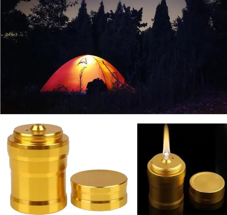 Portable Metal Mini Alcohol Lamp For Laboratory Heating And Camping