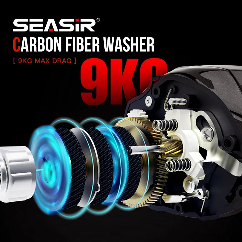 SeaSir Cast X2 Baitcasting Reel 7.3:1 Hybrid Ceramic Bearings