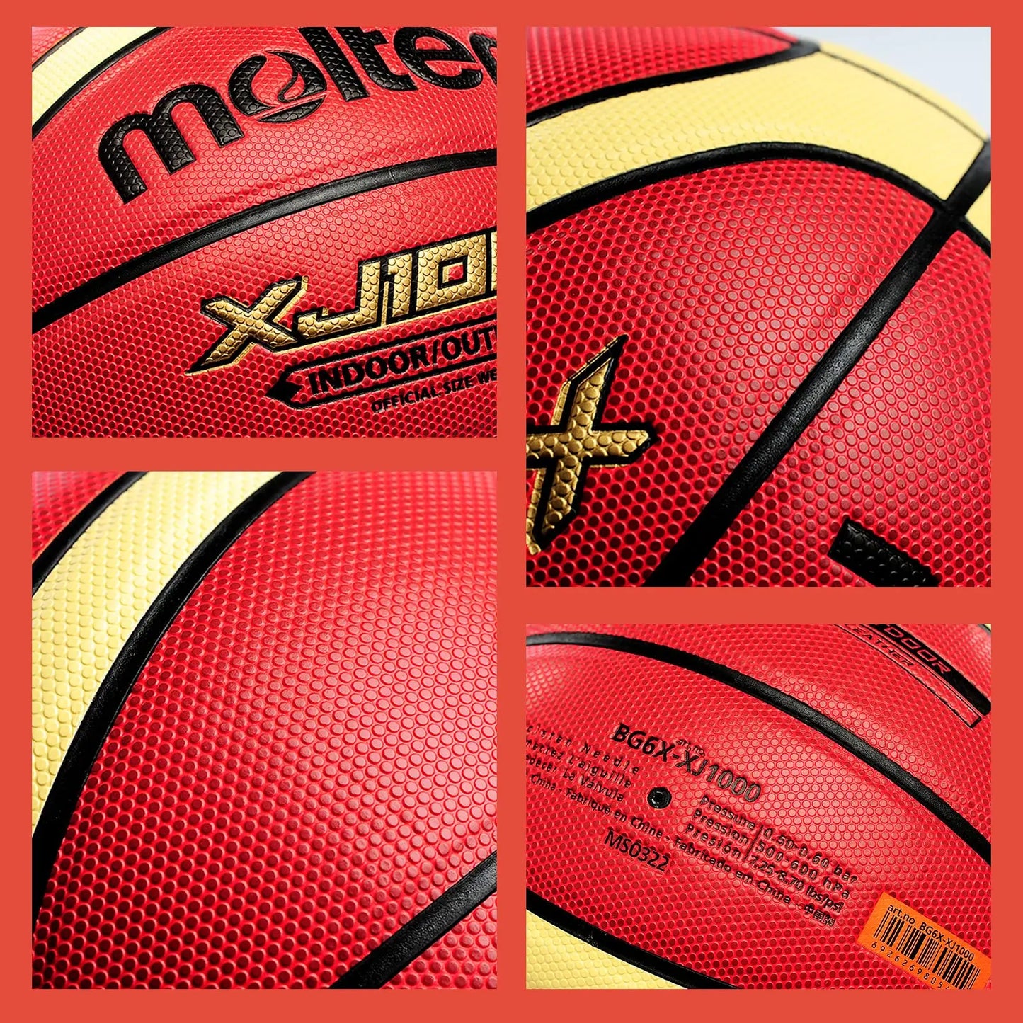 Molten XJ1000 Indoor Outdoor Training Basketball Wear Resistant