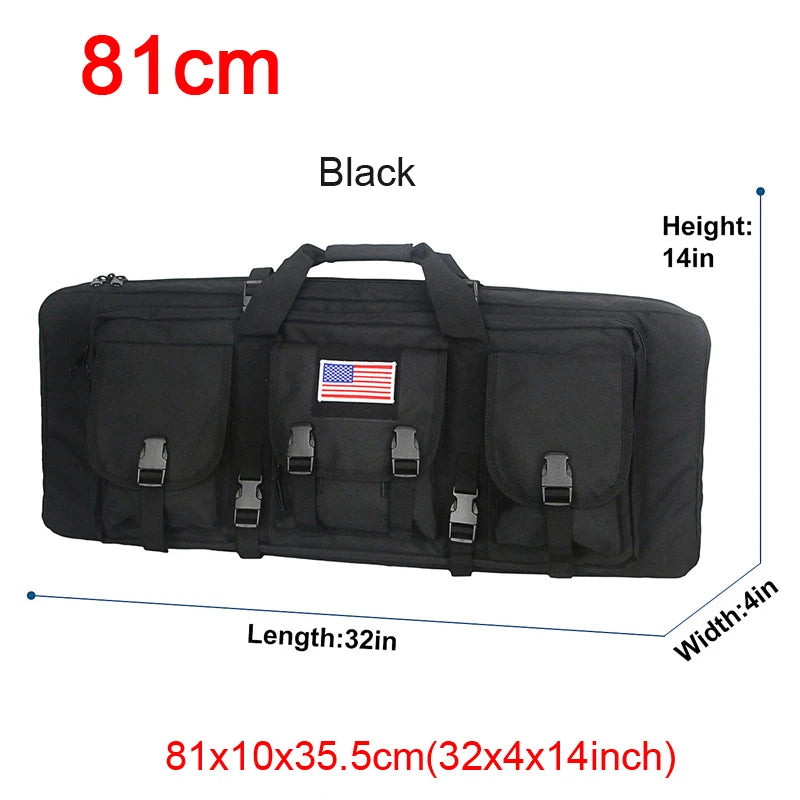 LQARMY Tactical Double Rifle Case Molle Bag