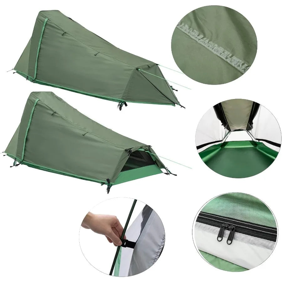 Building Ultralight Bivy Tent for One Person Three Season