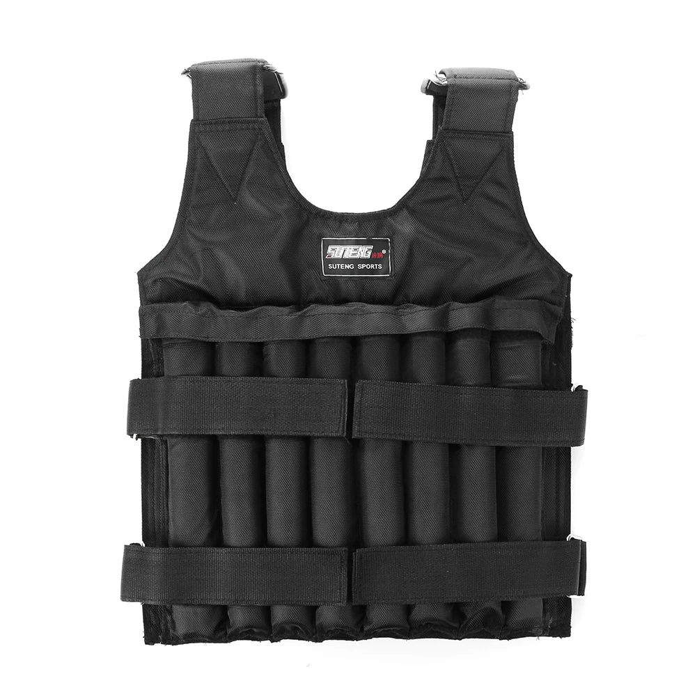 VKTECH Adjustable Weighted Vest Jacket For Running And Training
