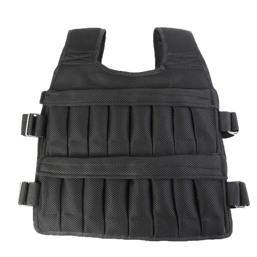 VKTECH Adjustable Weighted Vest Jacket For Running And Training