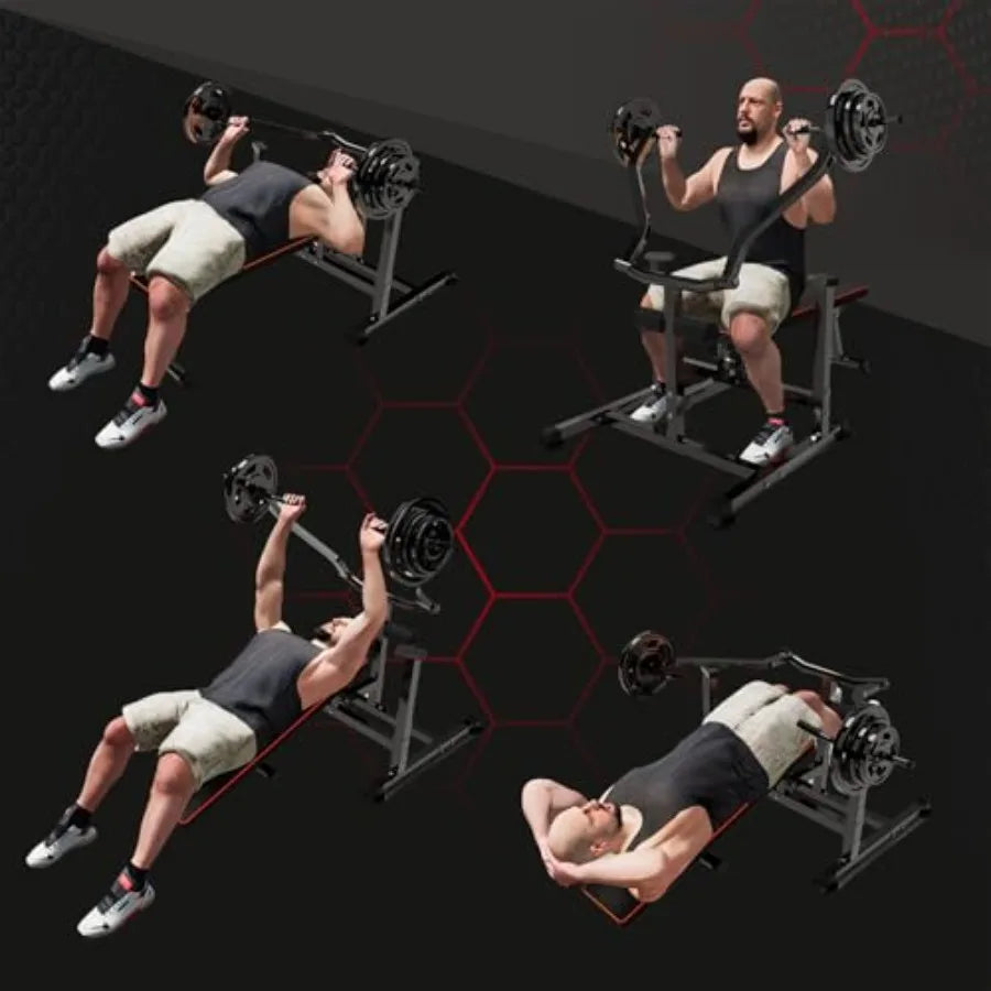 XMSJ Chest Bench Press Machine With Adjustable Incline