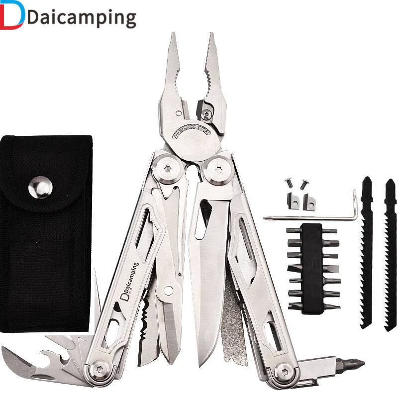 Daicamping DL30 Multitool Folding Pliers EDC Survival Tool