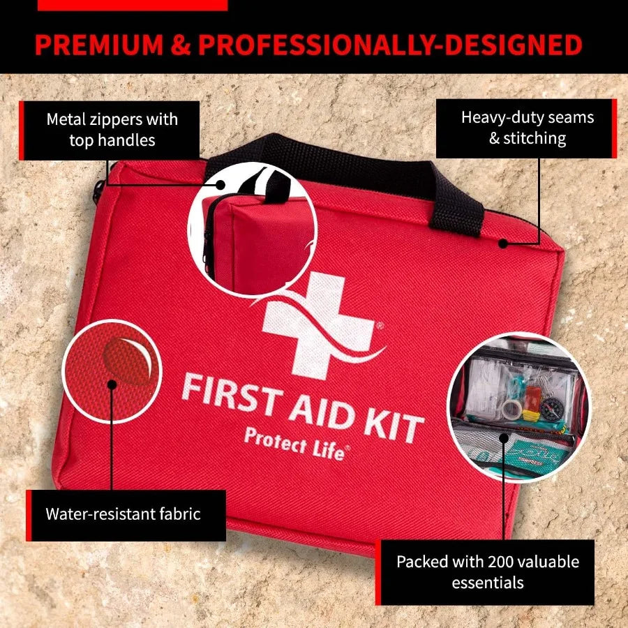 Emergency First Aid Kit for Offices and Schools, Commercial Use