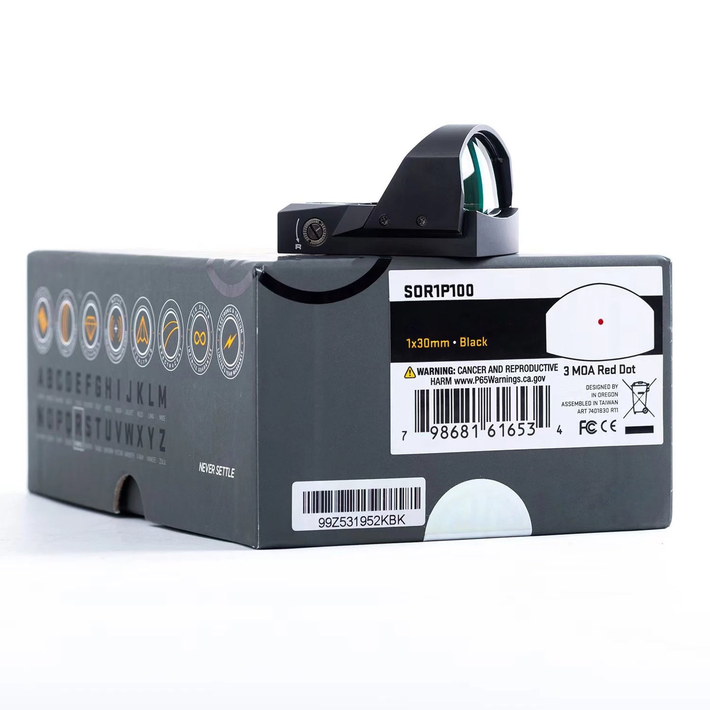 R1 Pro Red Dot Sight 1x30mm 3 MOA Airsoft Riflescope