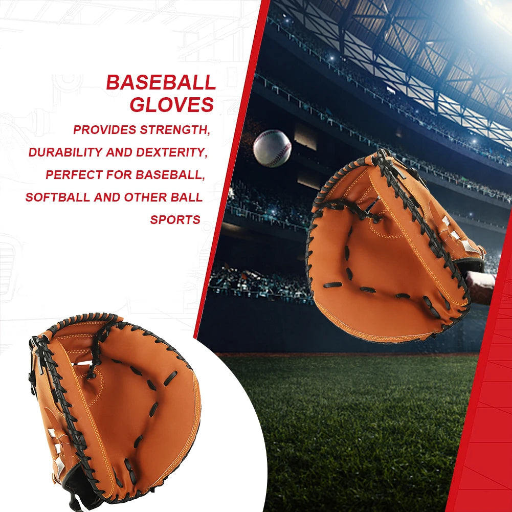 VKTECH Baseball Glove PU Leather Fielding Mitt Youth Adults