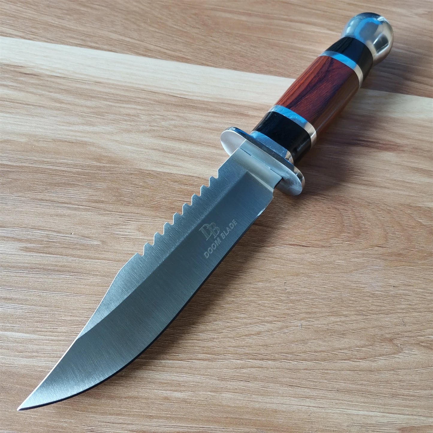 Doom Blade Fixed Blade Tactical Hunting Knife For Survival