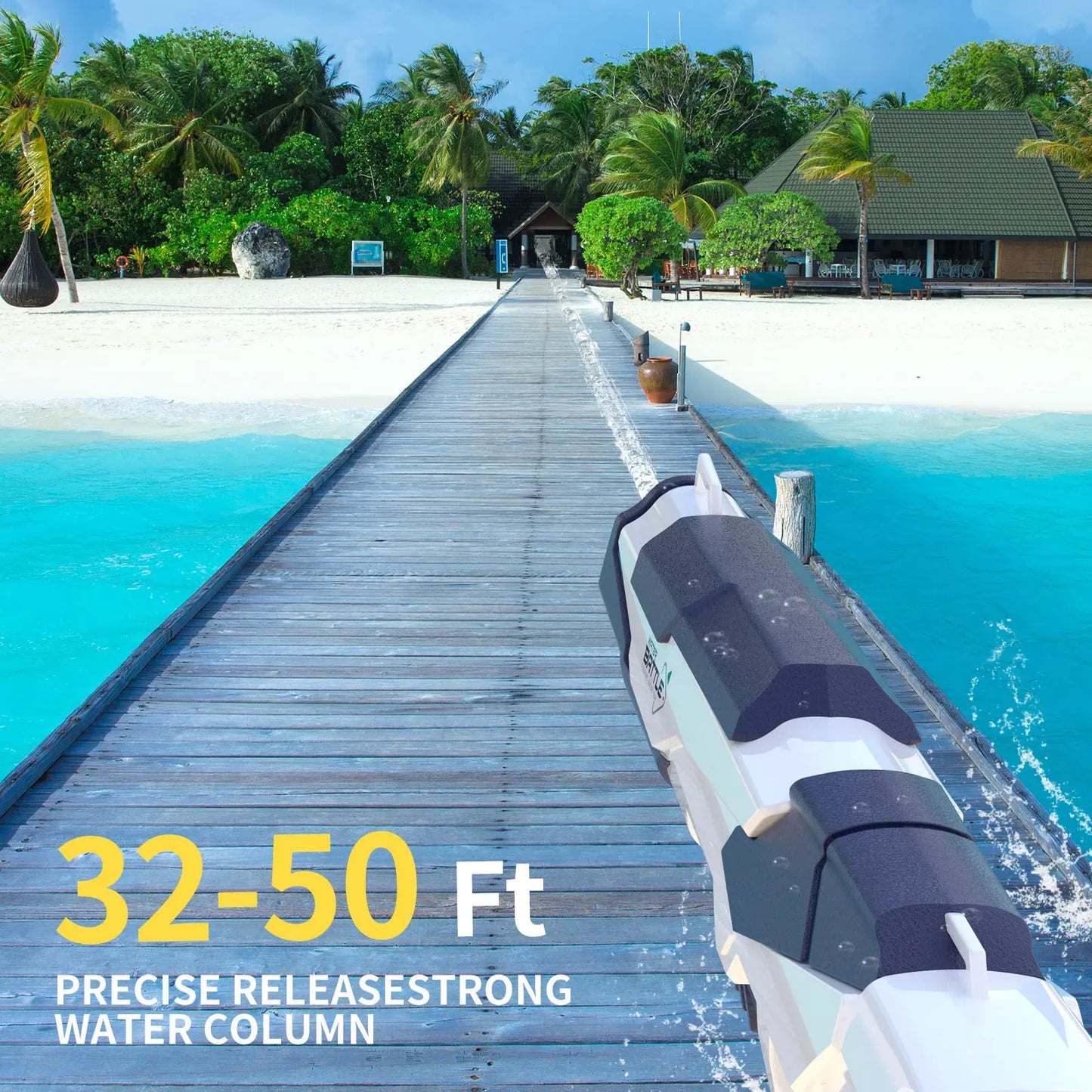 CONUSEA Electric Water Gun Squirt Pistol Outdoor Pool Beach Fun