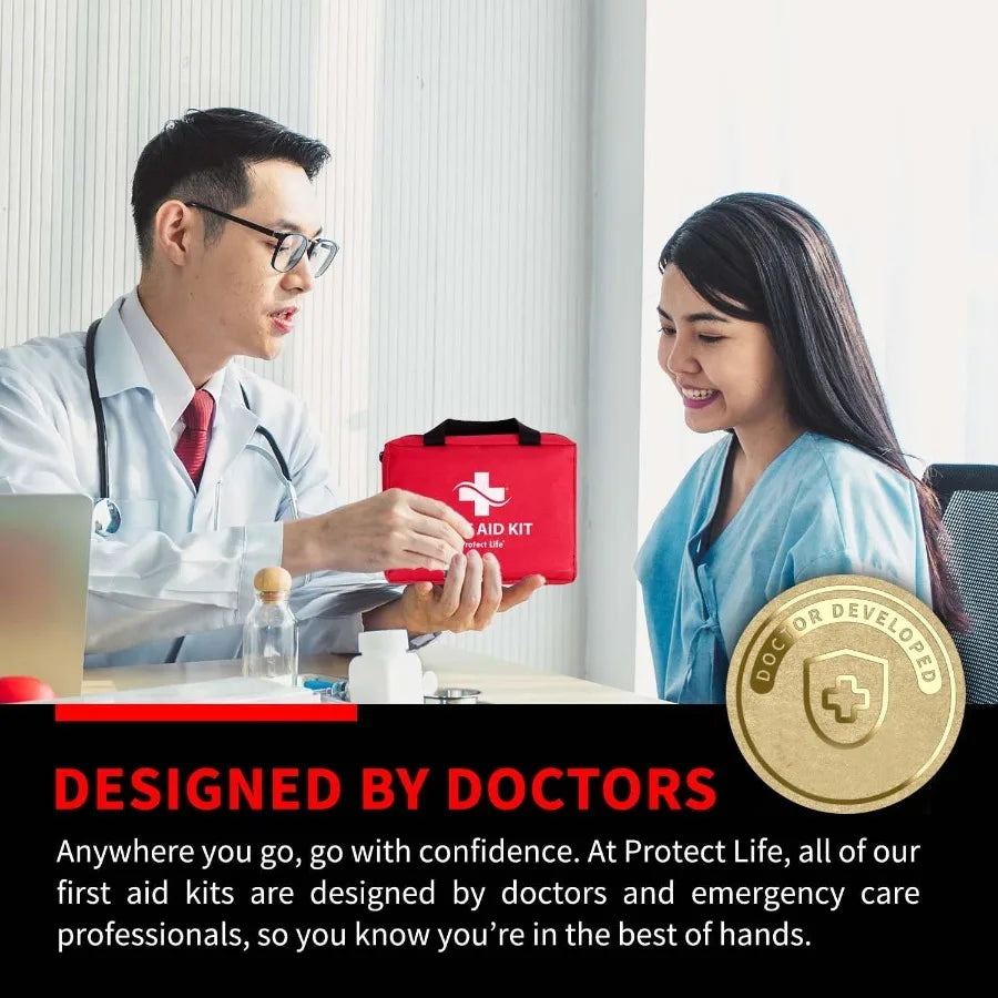 Emergency First Aid Kit for Offices and Schools, Commercial Use