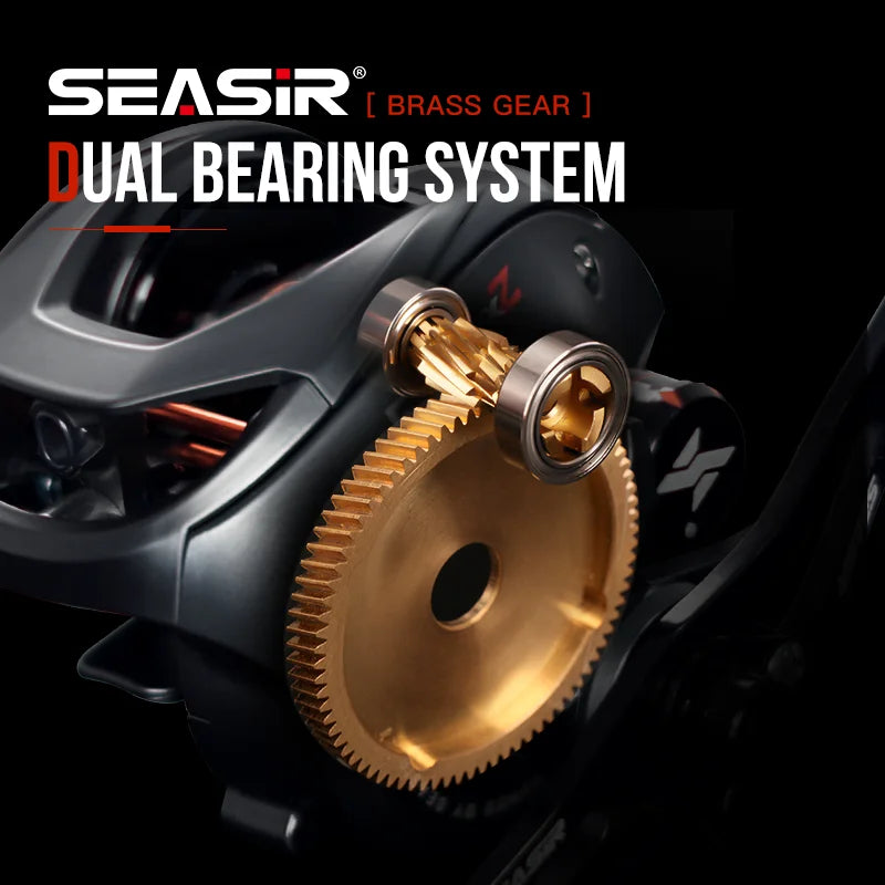 SeaSir Cast X2 Baitcasting Reel 7.3:1 Hybrid Ceramic Bearings