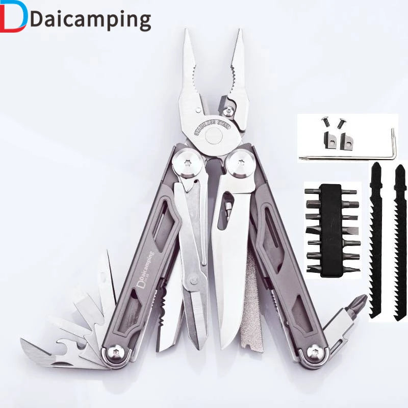 Daicamping DL30 Replaceable Parts Hand Multitool Pliers Knife