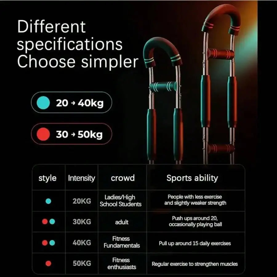 DIAMRI Adjustable Arm Trainer Shaker for Chest and Forearm Workout