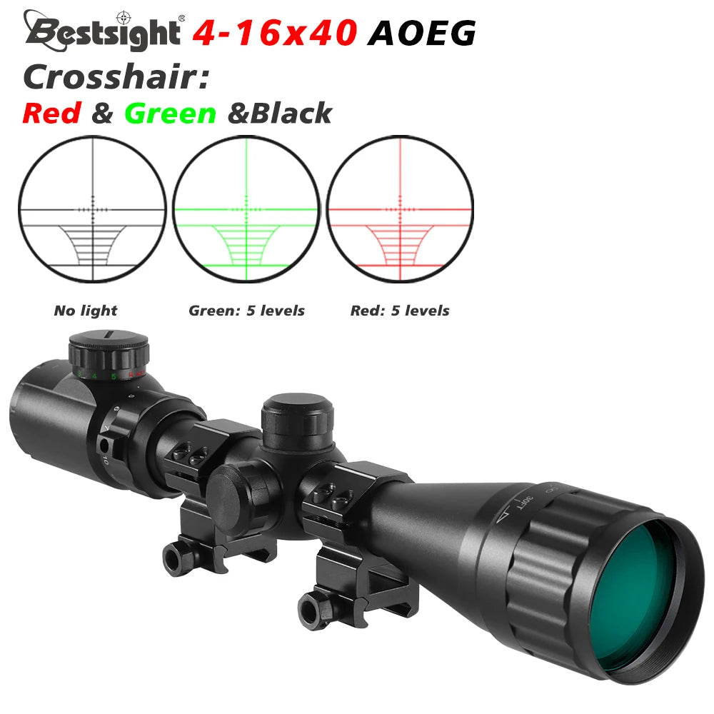 Nabila 4-16X AOEG Riflescope For Precision Shooting And Airsoft